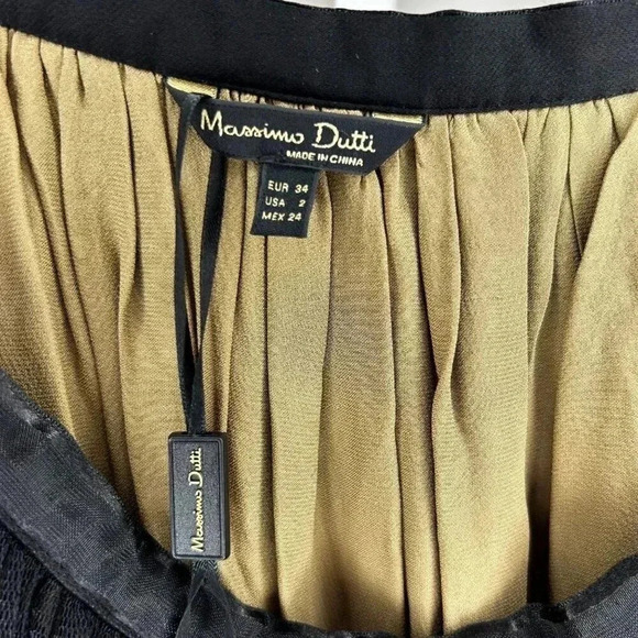 Mossimo Dutti Size 2 Tulle Skirt Black Lined Party - Picture 8 of 9